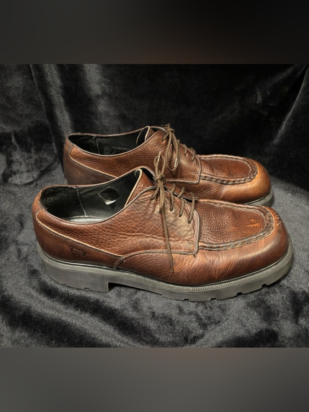 Dr Martens 8747 Leather Chunky Platform Oxfords US 10